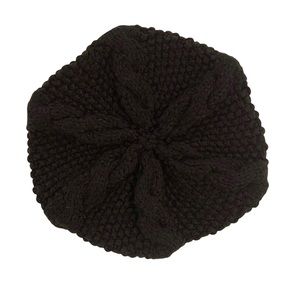 🍒2/20$ H&M Divided Black Knit Beret